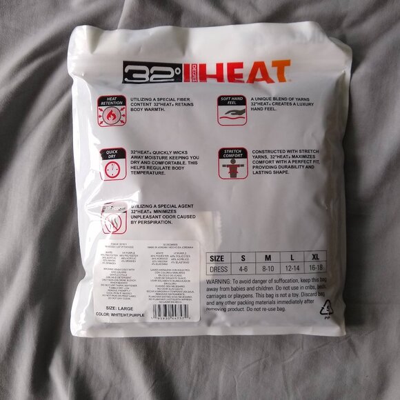 32 Degree Heat - Thermal 2-pack long sleeve scoop neck - NWT Large - Picture 2 of 2